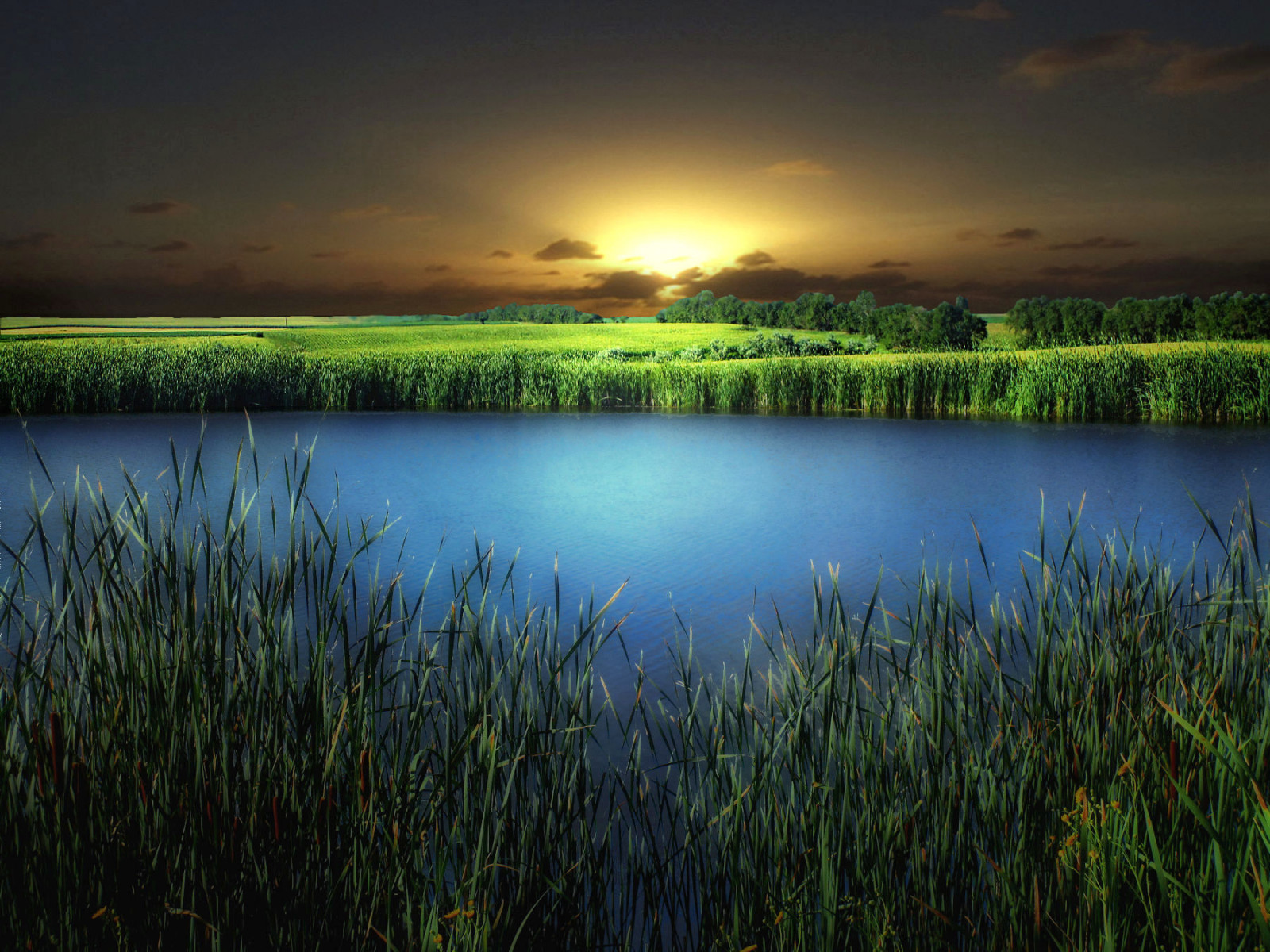 slunečnímu záření, krajina, západ slunce, jezero, voda, Příroda, odraz, tráva, nebe, venku, pole, svítání, večer, ráno, slunce, horizont, soumrak, venkovský, mokřadní, mrak, svítání, lučina, louka, nádrž, prérie, bažina, jezero, Severní Dakota, greatplains, místo výskytu, přírodní prostředí, atmosférický jev, tráva rodina