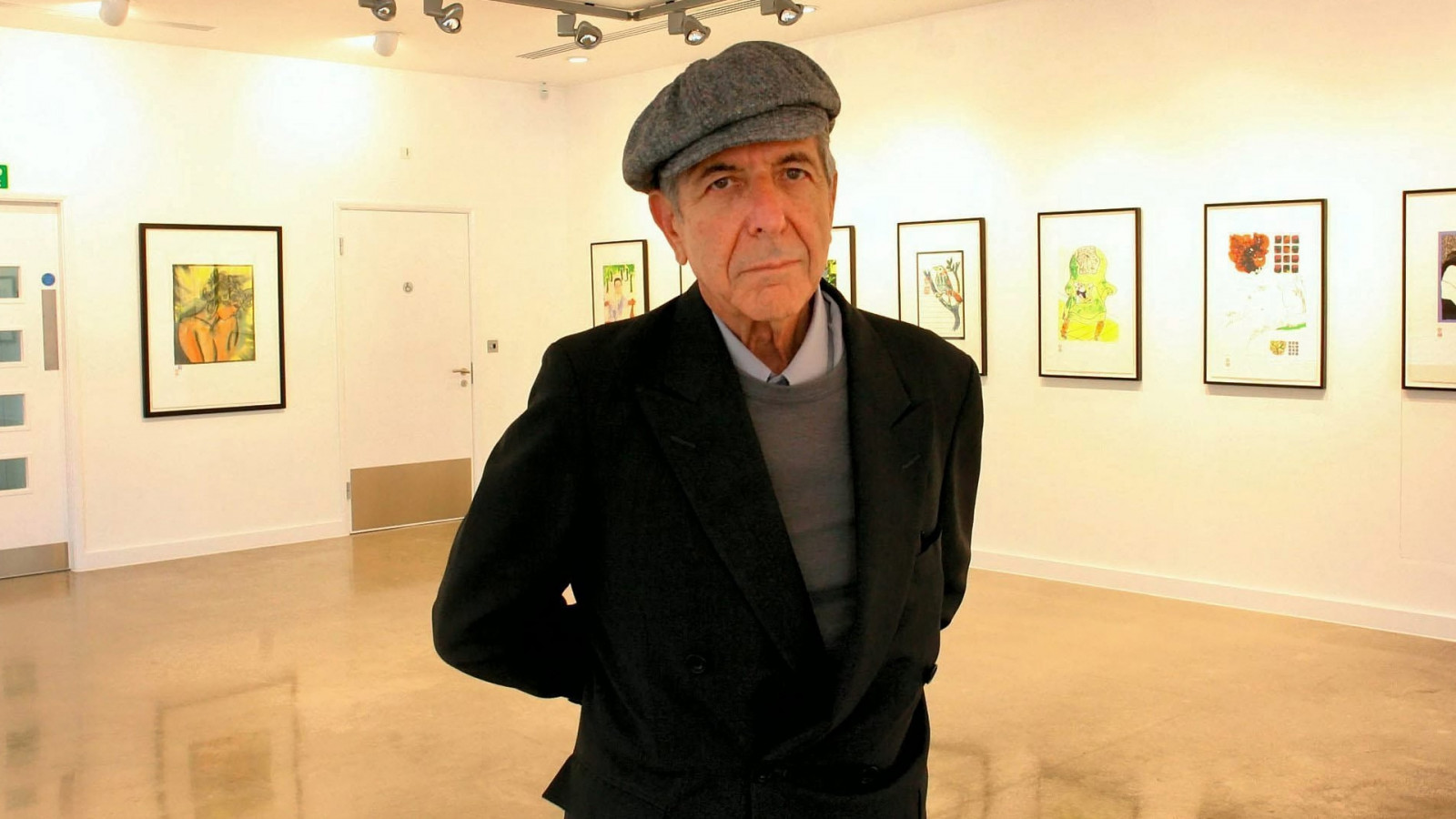 pokoj, místnost, muzeum, UMĚNÍ, výstava, oblek, profesionální, fotografie, moderní umění, galerie umění, umělecká výstava, Leonard cohen, art dealer, art critic