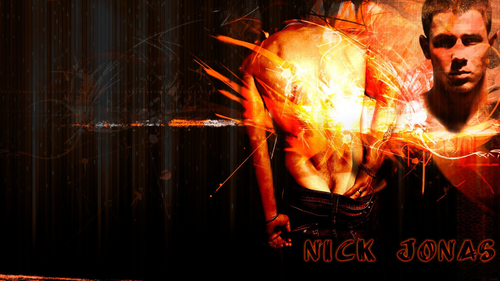 ผู้ชาย, guys, Nick Jonas, Jonas Brothers, hunks, เบา, ความมืด, เทคนิคพิเศษ