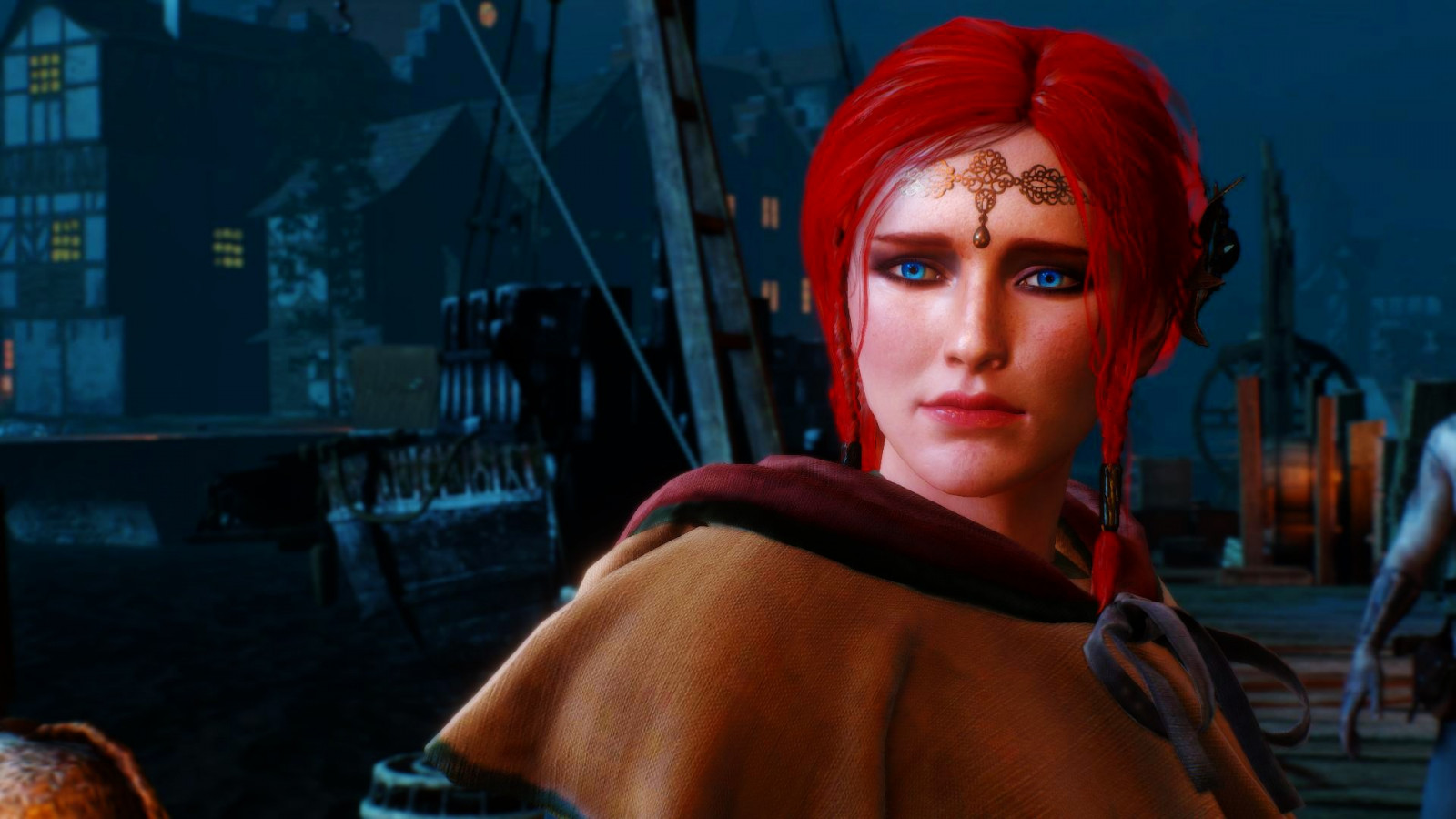 videogiochi, rosso, The Witcher, The Witcher 3 Caccia Selvaggia, Triss Merigold, colore, immagine dello schermo