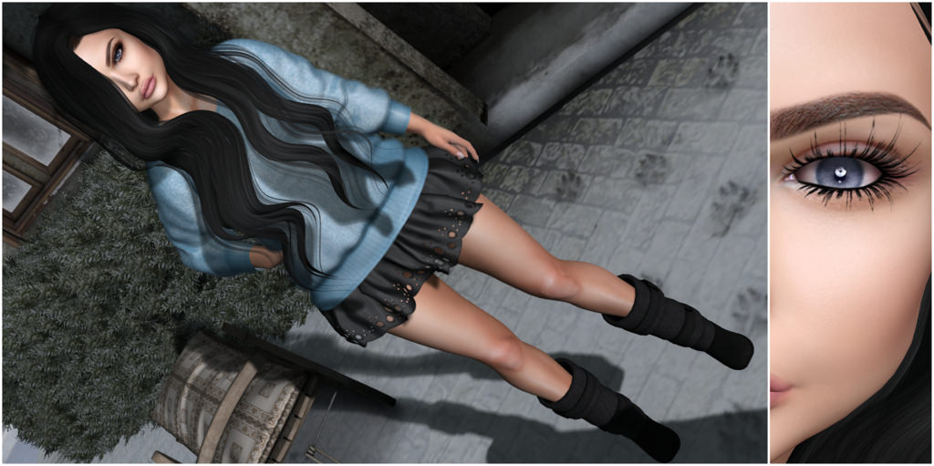 Černá, oči, Měsíc, modrý, černé vlasy, sukně, svetr, móda, vlasy, boty, Virtuální, Nový, dívka, styl, SL, druhý život, pletivo, virtuální svět, řasy, menonlymonthly, aplikátorů, hnědé vlasy, groupgifts, aviglam, sweetevil, 2life, pacagaiacreations, insomniastore, ardoreyes, midnightmania, catwalashes4styles, softcashmeresweaterdress