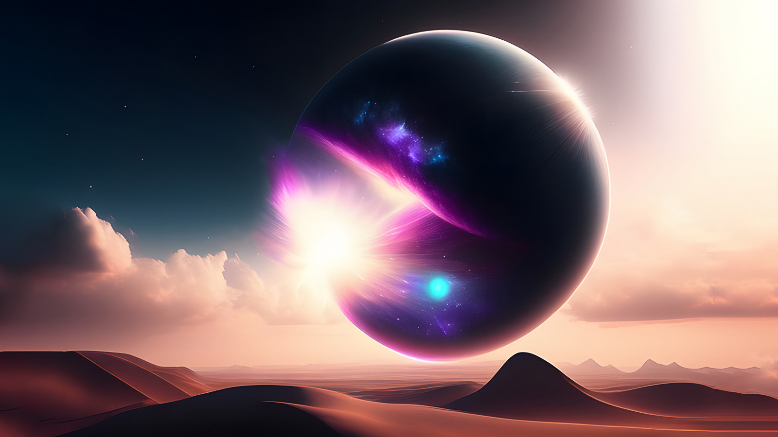 Wallpaper Stable Diffusion, 4k, ai art, universe, space