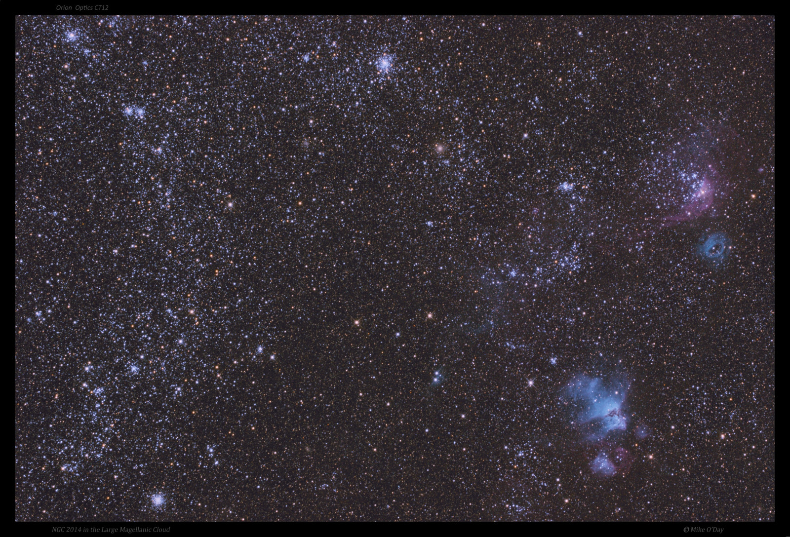 jasný, mlhovina, ngc, 2014, 2020, 2030, 2032, 2035, 2040, otevřeno, shluk, 2002, 2004, 2006, 2011, 2021, 2027, 2034, 2041, velký, Magellanic, mrak, LMC, Orionoptiky, Ct12, newtonovské, Nikon, d5300, nemodifikované, astro, astrophotography, hluboký, noc, nebe, dSLR, dalekohled, astronomie, mikrofon, Oday, Mikeoday, tarantule, 2070, pixinsight, Astrometrydotnet id nova1927423, Stav Astrometrydotnet vyřešen