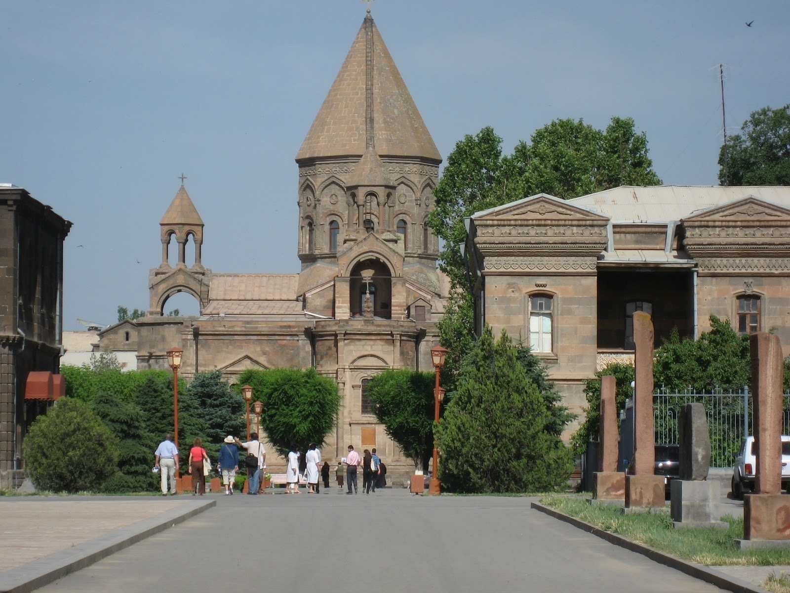 Hintergrundbilder Armenien, Echmiadzin, Vagharshapat, Kirche