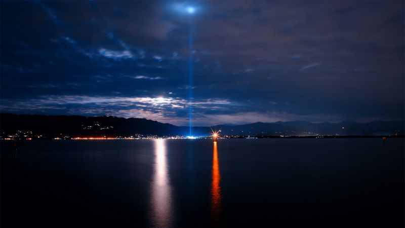 napfény, város, éjszaka, tó, napnyugta, tenger napfény, város, éjszaka, tó, napnyugta, tenger