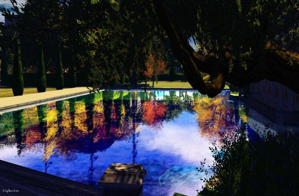 landscape,fall,water,nature,reflection,night