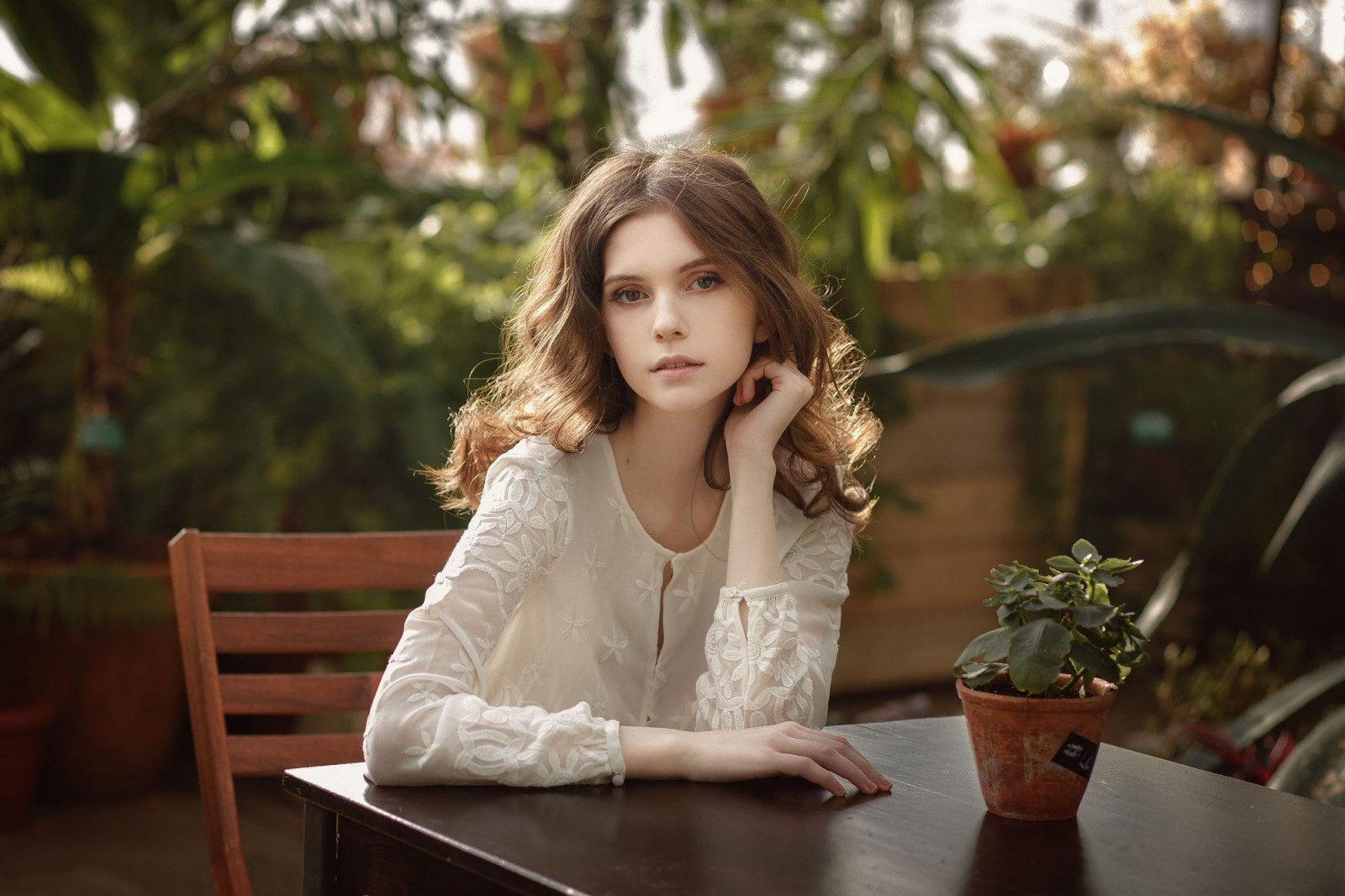 ženy, tvář, Elizaveta Podosetnikova