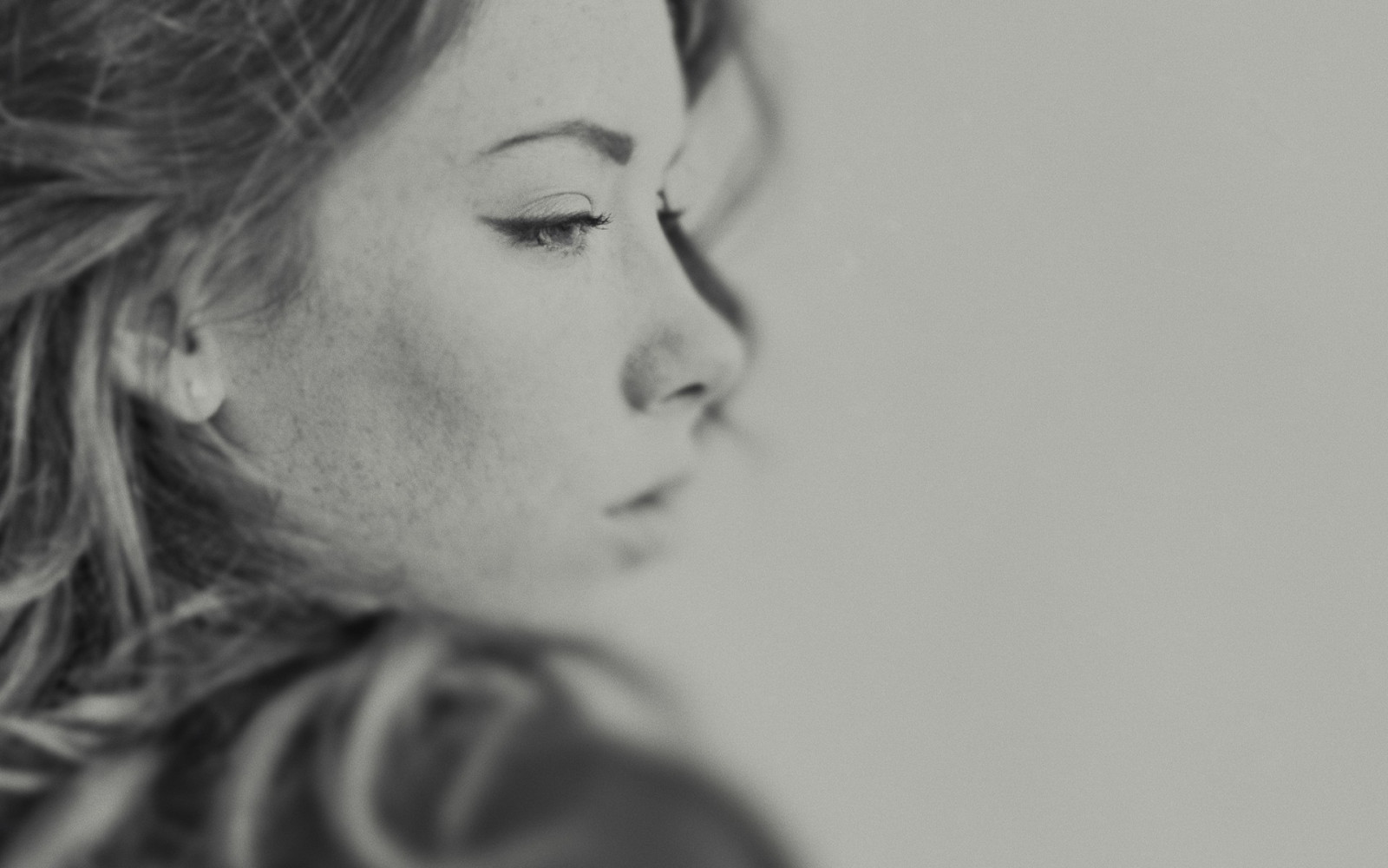 ansigt, tegning, hvid, sort, Kvinder, monokrom, model, portræt, fotografering, emotion, Person, hud, hoved, pige, skønhed, øje, kvinde, Følelse, skitse, 1920x1200 px, sort og hvid, monokrom fotografering, portrætfotografering, Photo shoot, nøgenmodel, tæt på