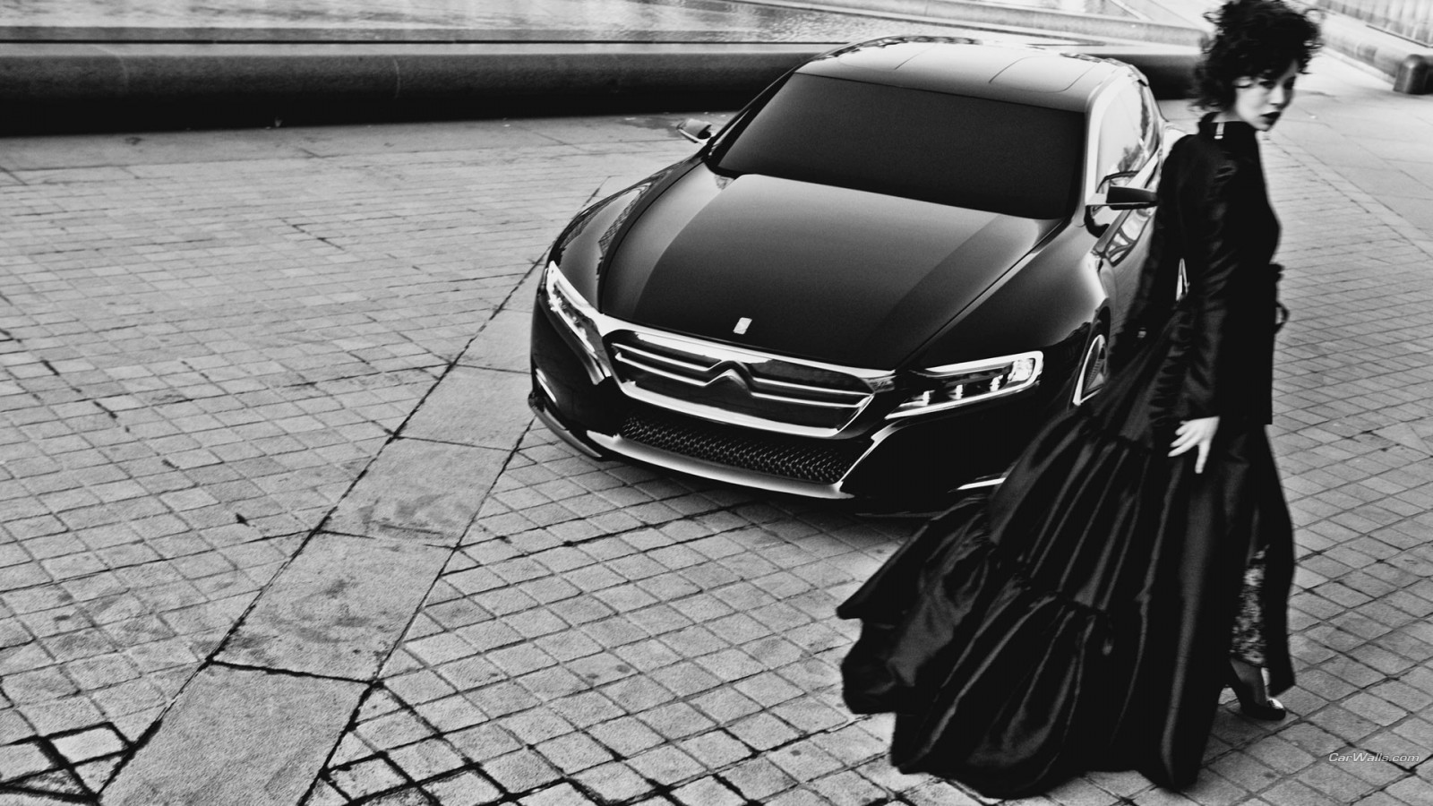 bílý, Černá, černobílý, auto, koncepčních vozů, vozidlo, limuzína, Citroen Numero 9, kolo, Černý a bílý, monochromatické fotografování, pozemní vozidla, automobilového designu, automobil make, luxusní vůz