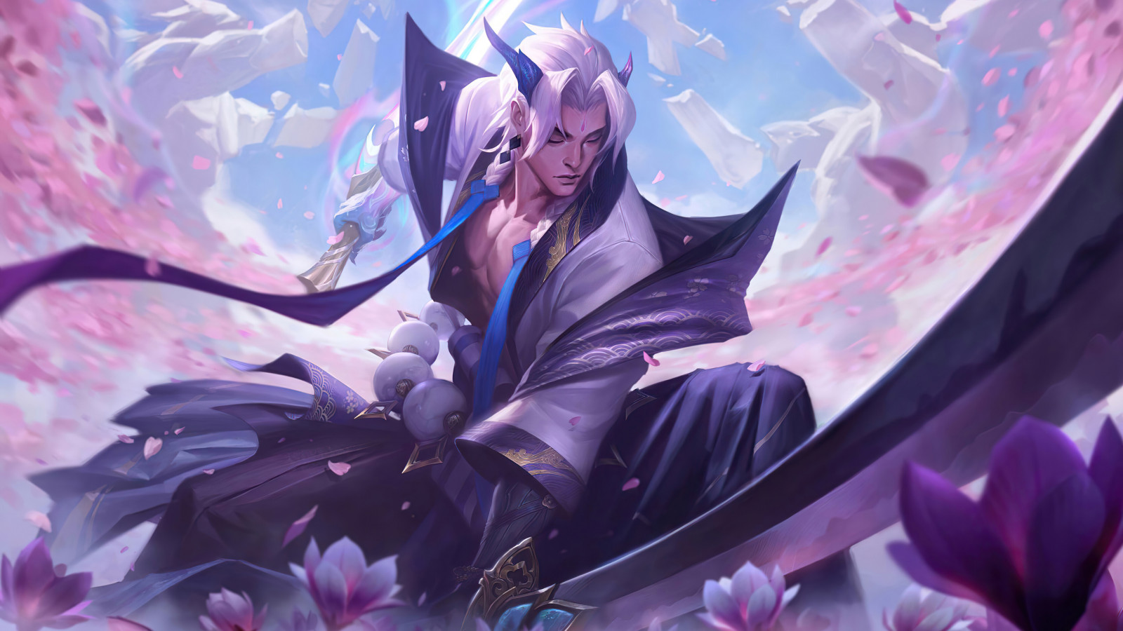 Yone League of Legends, League of Legends, Riot Games, spirit blossom