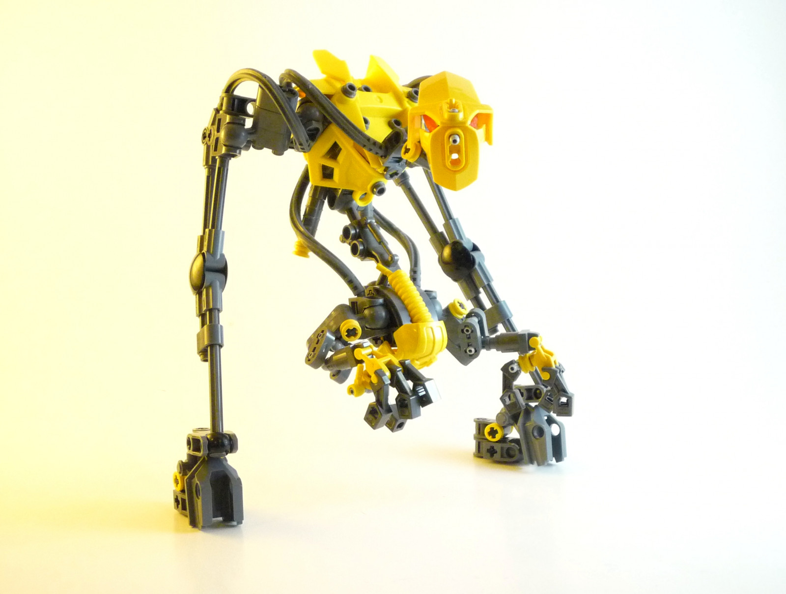 robot, žlutý, LEGO, technika, Hračka, stroj, Bionicle, technika, mecha, primus, Kreger, product design