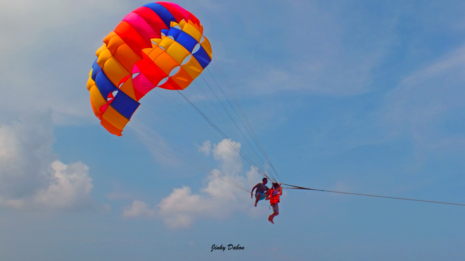 Wallpaper : sports, activity, phuket, patong, parasailing, parachute