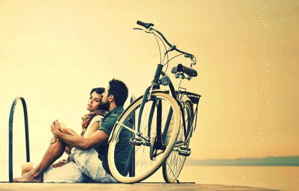 amor,pareja,2000x1280 px,bicicleta,novios