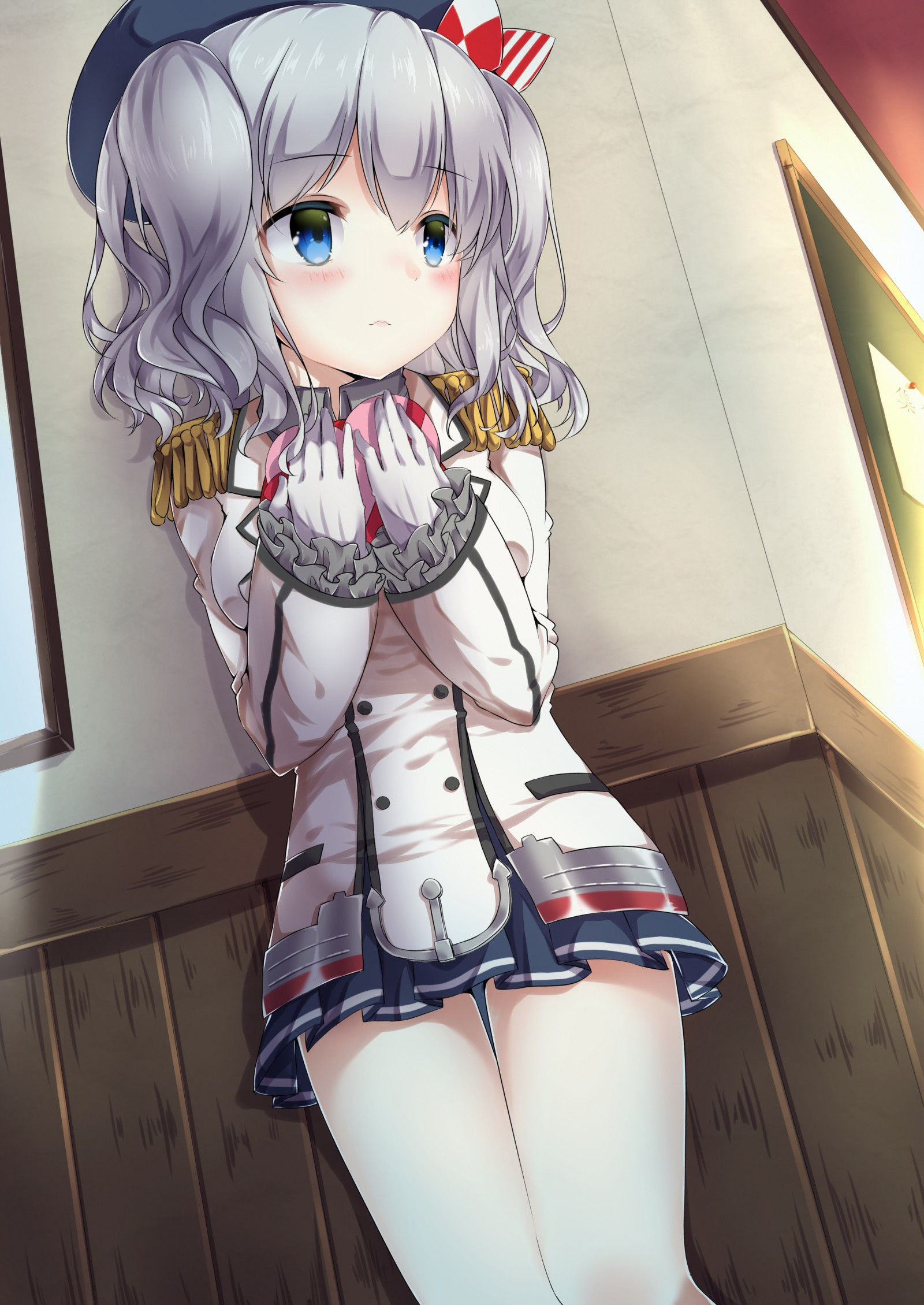 anime, anime dívky, Kantai Collection, Miláček, jednotný, Kashima KanColle, oblečení, kostým, mangaka