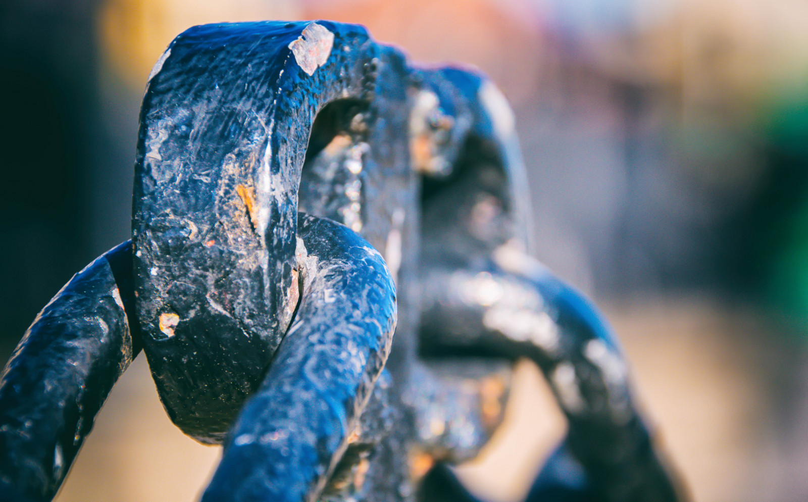 fotografování, detailní, zelená, modrý, kov, móda, jaro, Sverige, Malm, barva, macromondays, železo, řetěz, madeofmetal, sk nel n, se, zblízka, makro fotografie