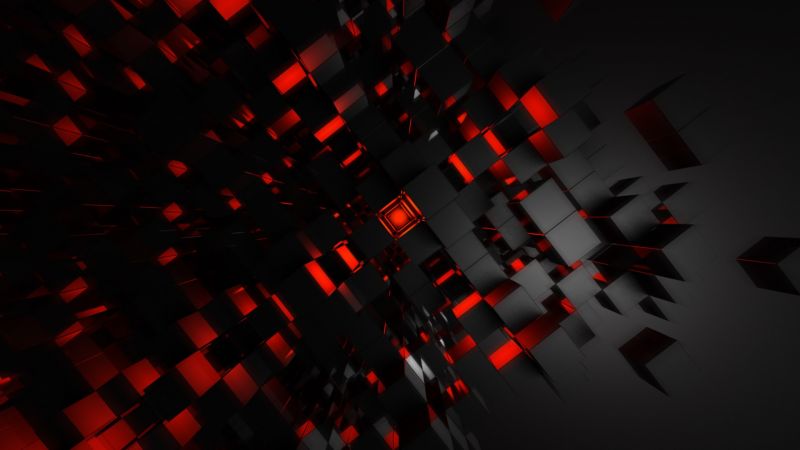 μαύρος, αφηρημένη, 3D, το κόκκινο, συμμετρία, πρότυπο μαύρος, αφηρημένη, 3D, το κόκκινο, συμμετρία, πρότυπο