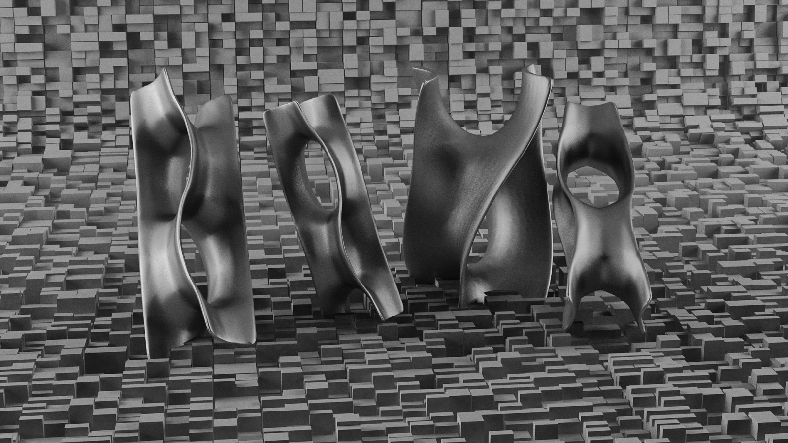 hvid, sort, monokrom, abstrakt, 3D, gengive, fotografering, kunstværk, metal, krom, hånd, fotografi, fodtøj, sort og hvid, monokrom fotografering, film noir