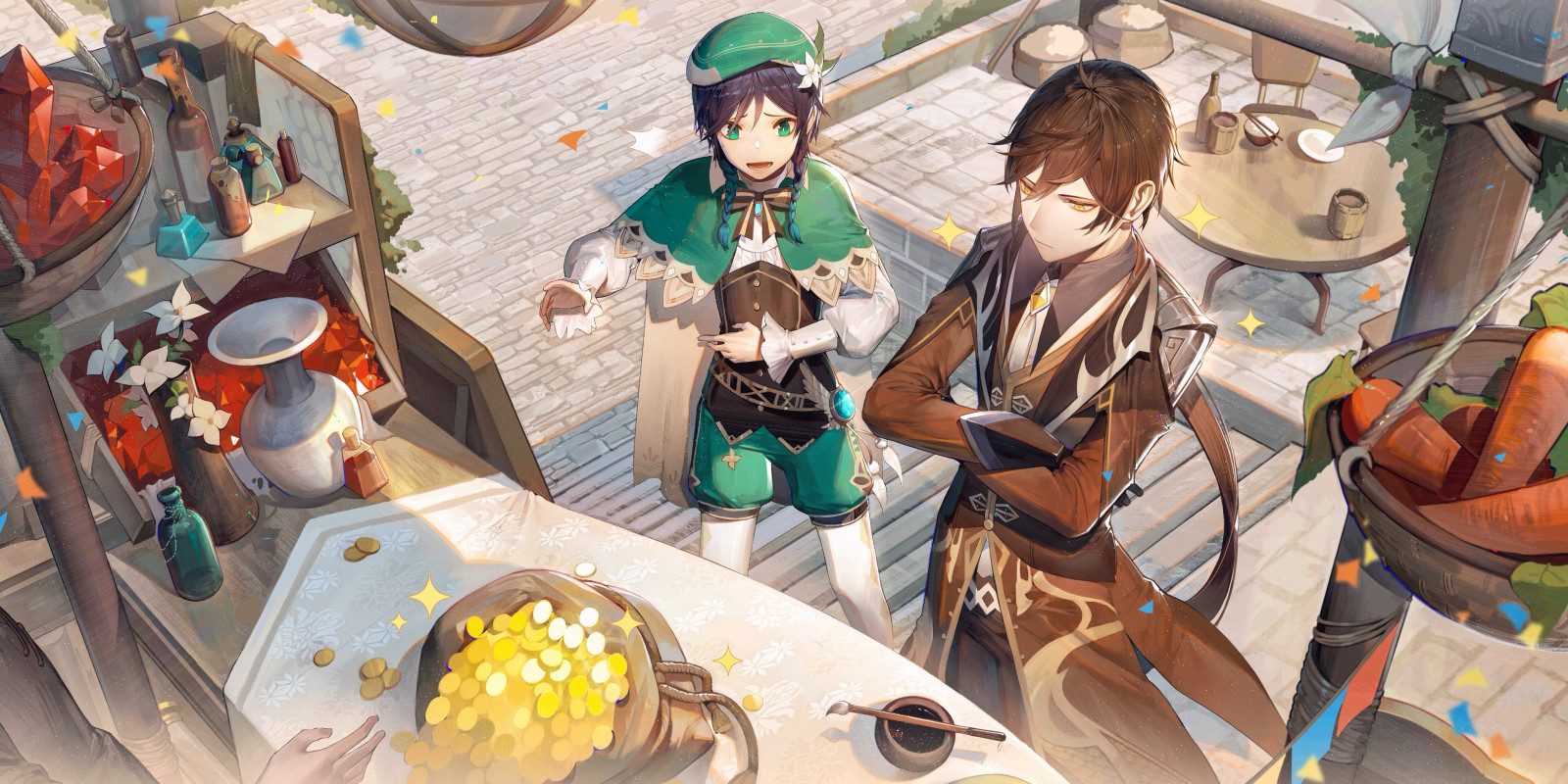 kreslená pohádka, stůl, nádobí, nádobí, Talíř, UMĚNÍ, zábava, událost, volný čas, židle, ilustrace, Animated cartoon, pečení, fiktivní postava, lžíce, dezert, comfort food, námraza, hry, beletrie, sladkost, zásobování párty, pokoj, místnost, animace, cg artwork, pc hry, dort, dort zdobení, miska, anime, snídaně, rekreace, finger food, večeře, nezdravé jídlo, krémem, oslava