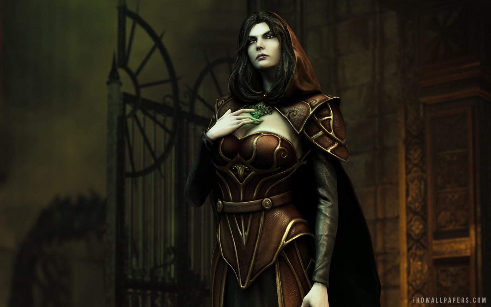 Castlevania, Castlevania Lords of Shadow 2, Carmilla, tma, Snímek obrazovky, 1920x1200 px, počítač tapeta, žena bojovník