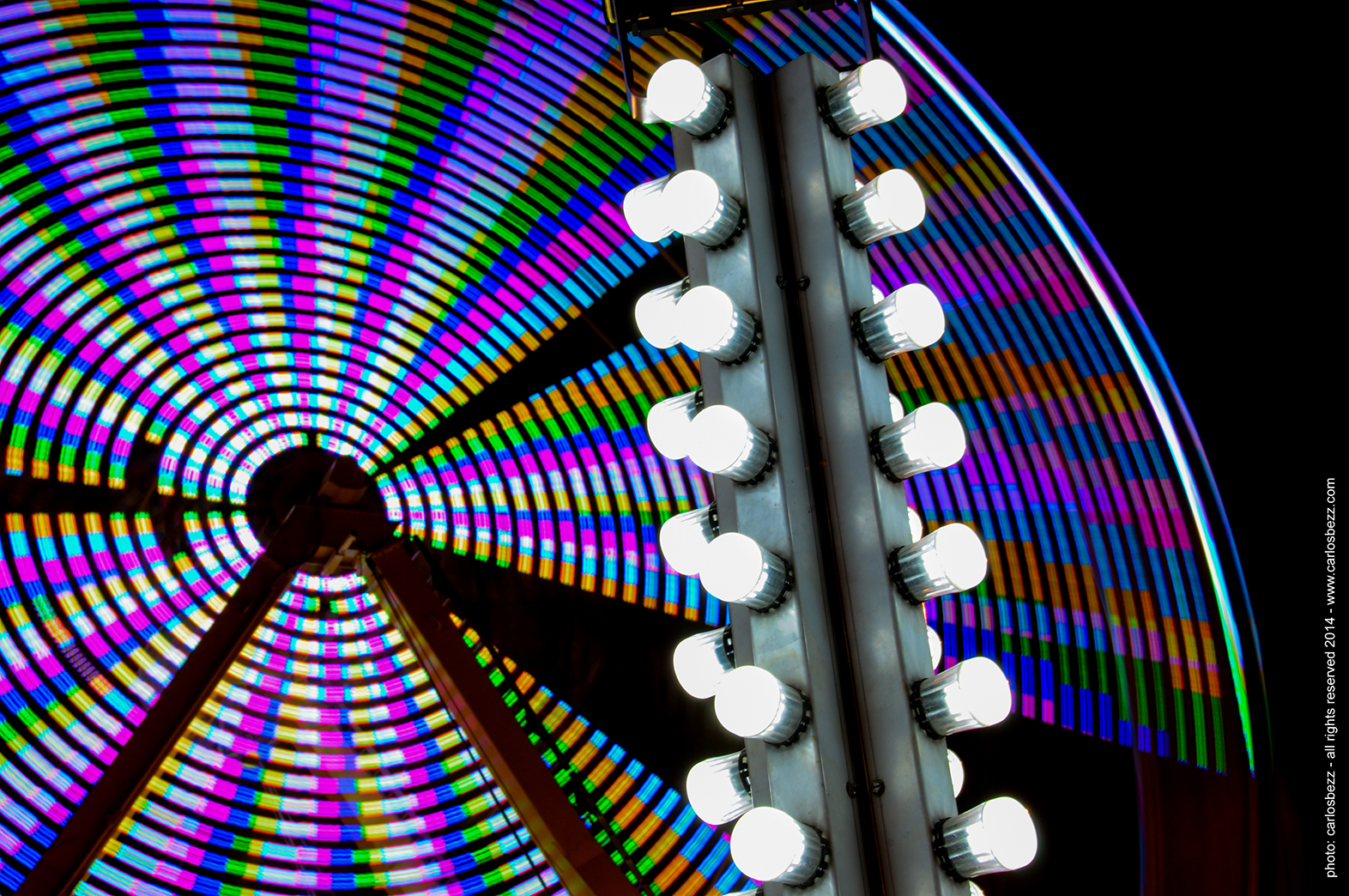 ulice, město, městský, Toronto, Ontario, Kanada, Pohyb, barva, kolo, noc, Studio, zábava, fotografování, světla, Nikon, legrační, fotky, města, fotografové, Rozmazané, ruské, výstava, CNE, Ruské kolo, v noci, Artland, 2014, D300, blurredmotion, pestře, Bezz, nikond300, carlosbezz, artlandstudio, cne2014