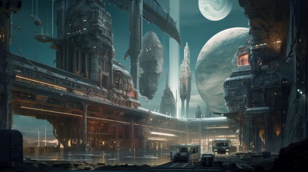 ai art,science fiction,vintage,futuristic