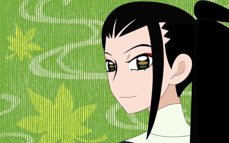 illustration, anime, Katanagatari, ansigt, grøn, tegneserie