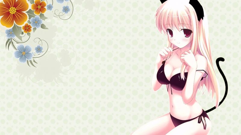 ábra, hosszú haj, anime, anime lányok, rajz, virágok ábra, hosszú haj, anime, anime lányok, rajz, virágok