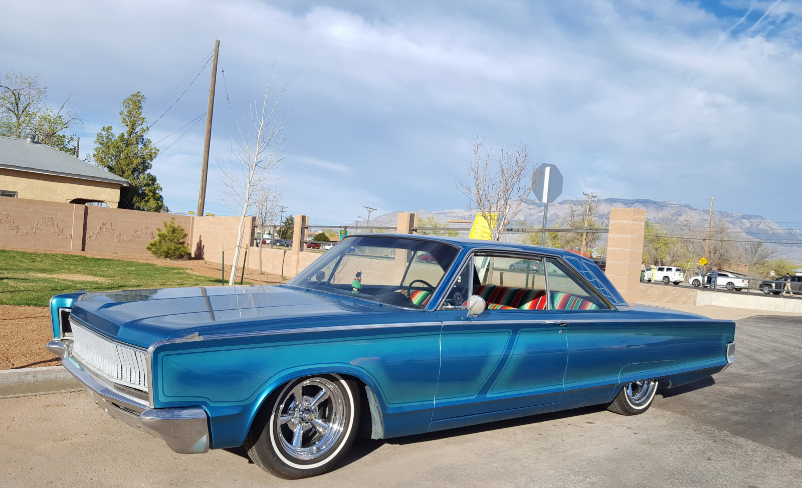 Lowrider, hulagirl, sandias, serapes, Albuquerque, Rtuť, přizpůsobili, Chrysler, 1965