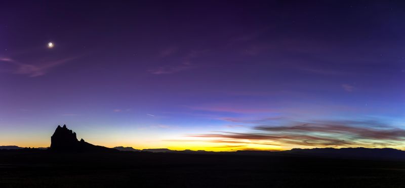 nebe, Příroda, odlesk, horizont, atmosféra, svítání