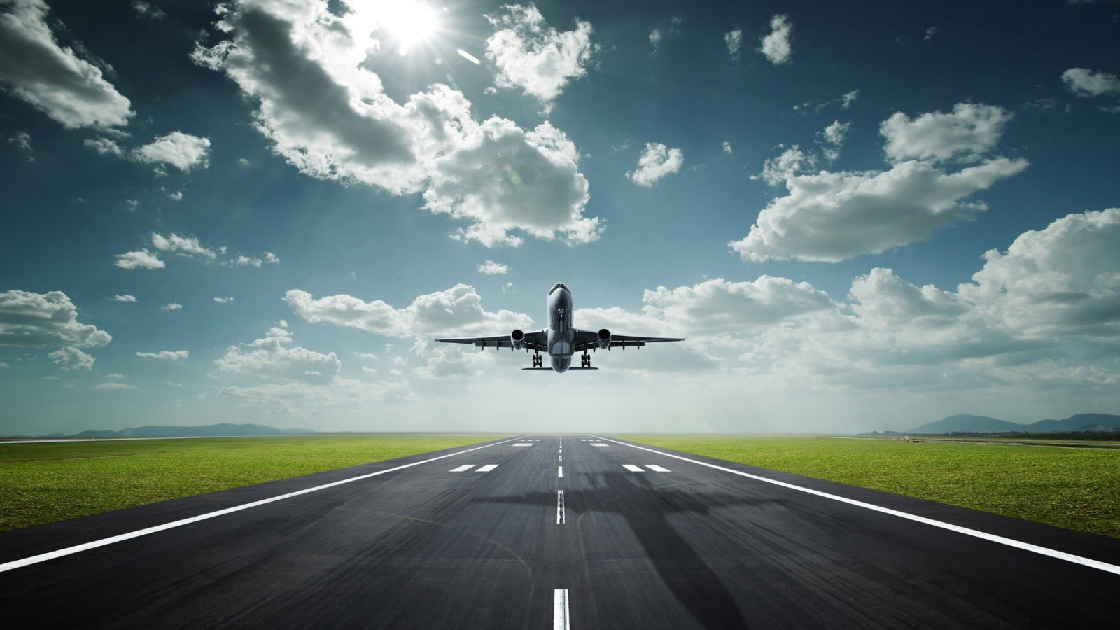 Fondos de pantalla : cielo, vehículo, la carretera, avión, horizonte
