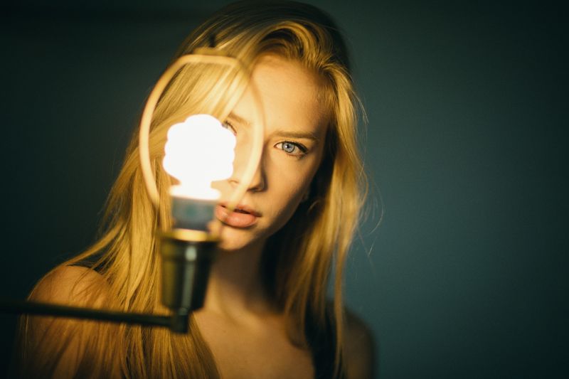 face, lights, women, model, portrait, blonde face, lights, women, model, portrait, blonde