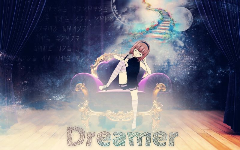 Anime, Anime Mädchen, Magie, Illustration, Performance, Stufe