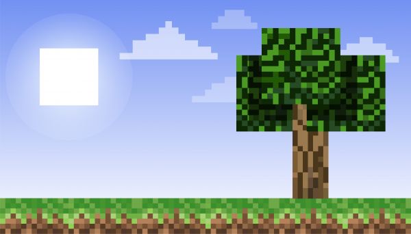 6999x4000 px,Pixel Background The Concept Of Games Background Vector Illustration