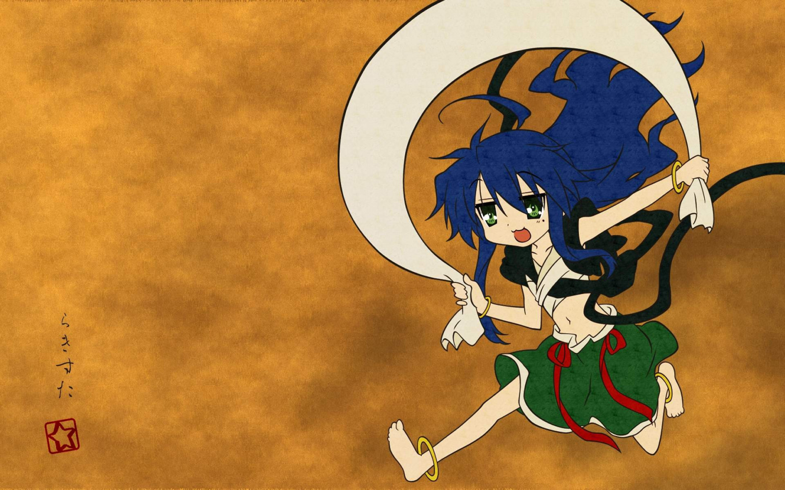 illustration, anime, Anime piger, tegneserie, Heldig stjerne, Izumi Konata, skærmbillede, fiktiv karakter