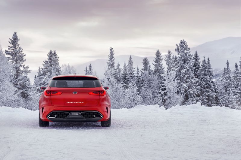 Auto, Schnee, Winter, Fahrzeug, Kia, Netcarshow