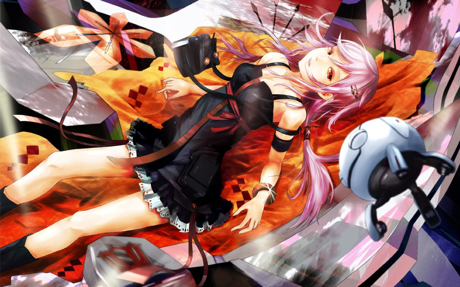 cosplay, anime, anime dívky, komiks, Guilty Crown, oblečení, INORI Yuzuriha, kostým, 1920x1200 px, hudební divadlo, komiks