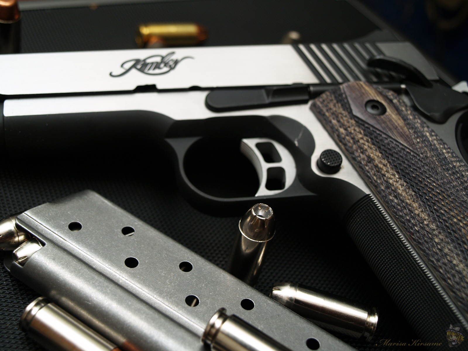 pistole, zbraň, munice, M1911, Pistole, kulka, Kimber, spoušť, střelná zbraň, hlaveň zbraně, gun příslušenství