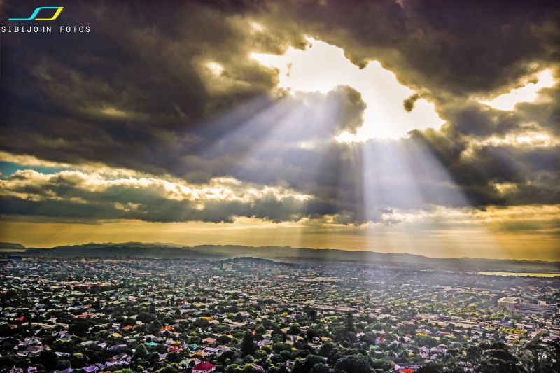 sunlight, landscape, sunset, sea, trees, city sunlight, landscape, sunset, sea, trees, city