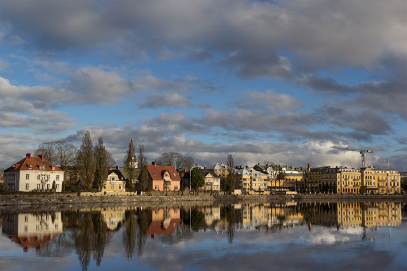 reflection, sky, water, cloud, waterway, river reflection, sky, water, cloud, waterway, river