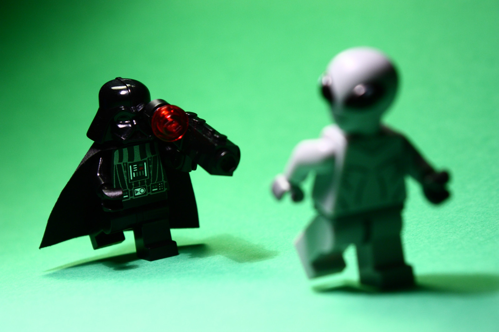 zelená, Hračka, robot, LEGO, prostor