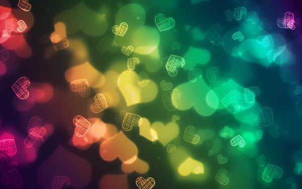 forever,love,1680x1050 px,green,hearts,red