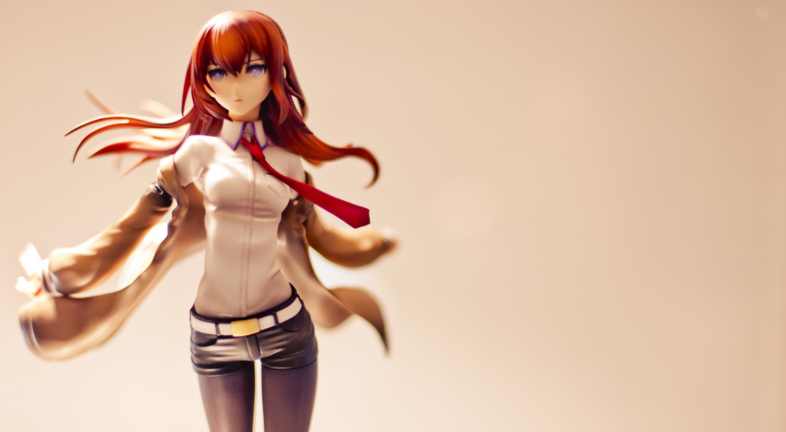 anime, animeflickor, Leksak, Makise Kurisu, steins Gate, Kläder, kostym, statyett, actionfigur, 4288x2357 px