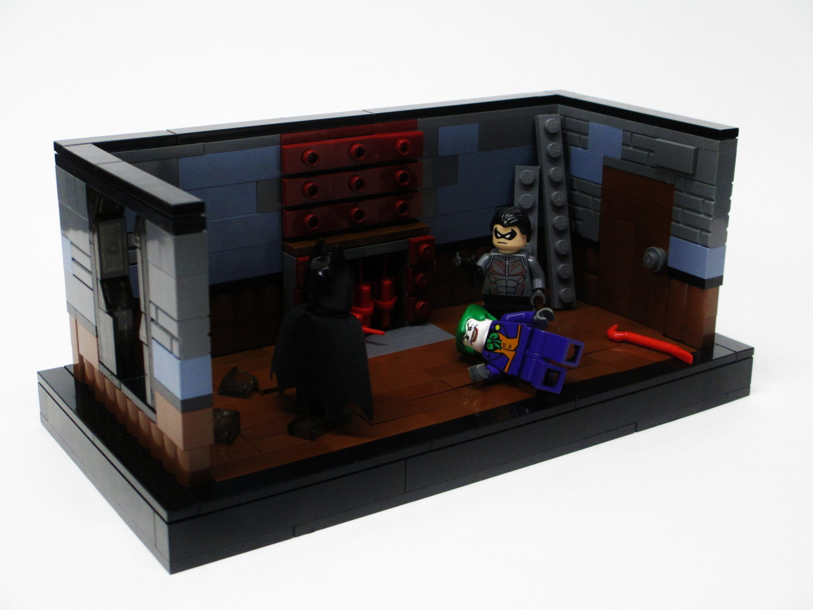 Červené, Jason, LEGO, pod, Bat-man, Žolík, kapuce, Todd