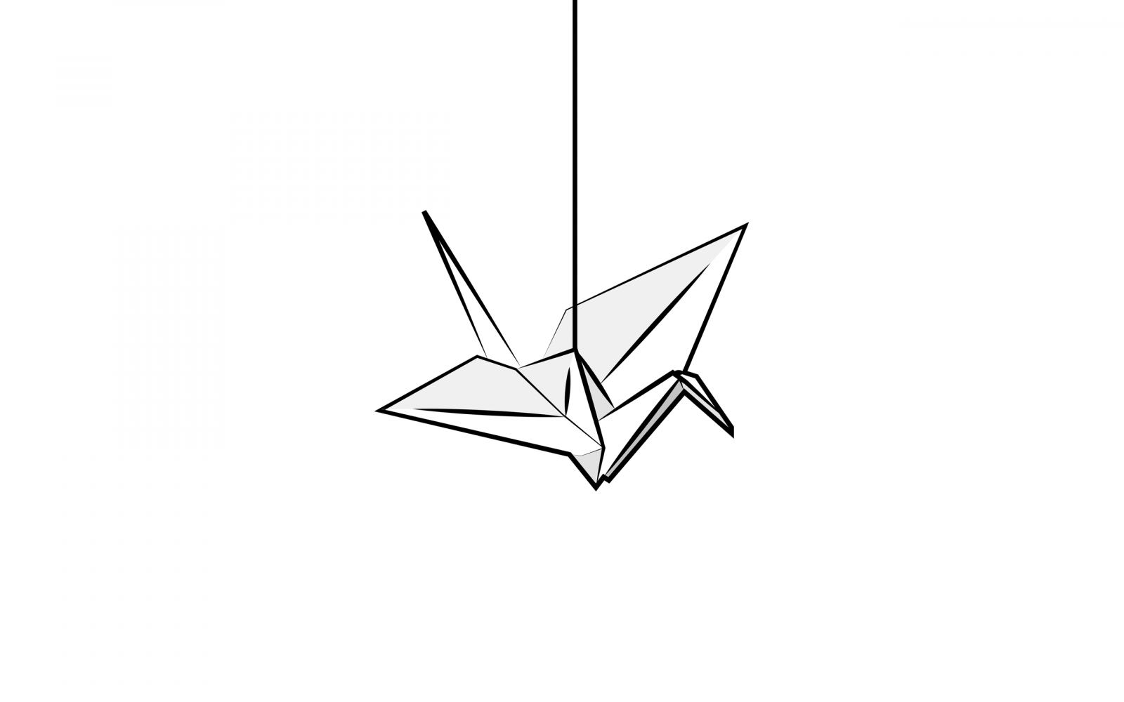 ง่าย, ความเรียบง่าย, origami, เครนนก, พื้นหลังที่เรียบง่าย, พื้นหลังสีขาว