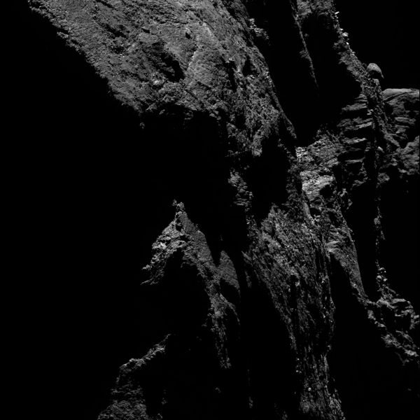 ESA,space,photography,shadow,comet,OSIRIS REx