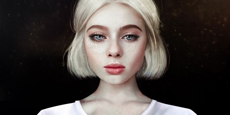 obra de arte, Render, arte digital, ArtStation, mulheres, Loiras obra de arte, Render, arte digital, ArtStation, mulheres, Loiras