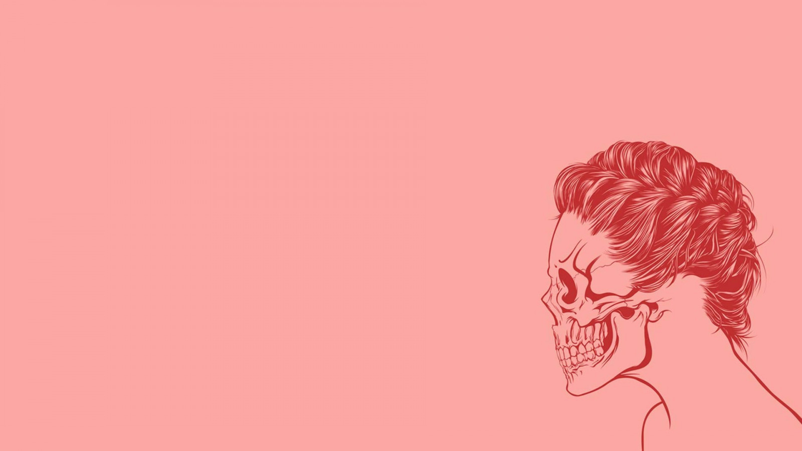 cara, desenhando, ilustração, minimalismo, crânio, boca, Rosa, cabeça, magenta, mão, Sentido, braço, esboço, corpo humano, órgão