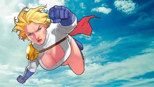DC Comics,Power Girl,1920x1090 px,flying