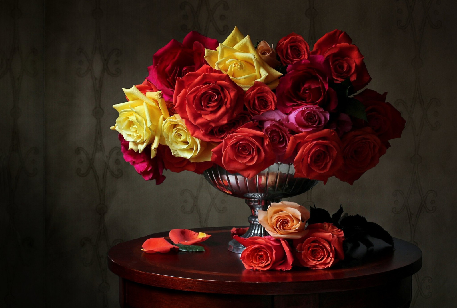 Wallpaper colorful, rose, flowers, plants, still life 2048x1380