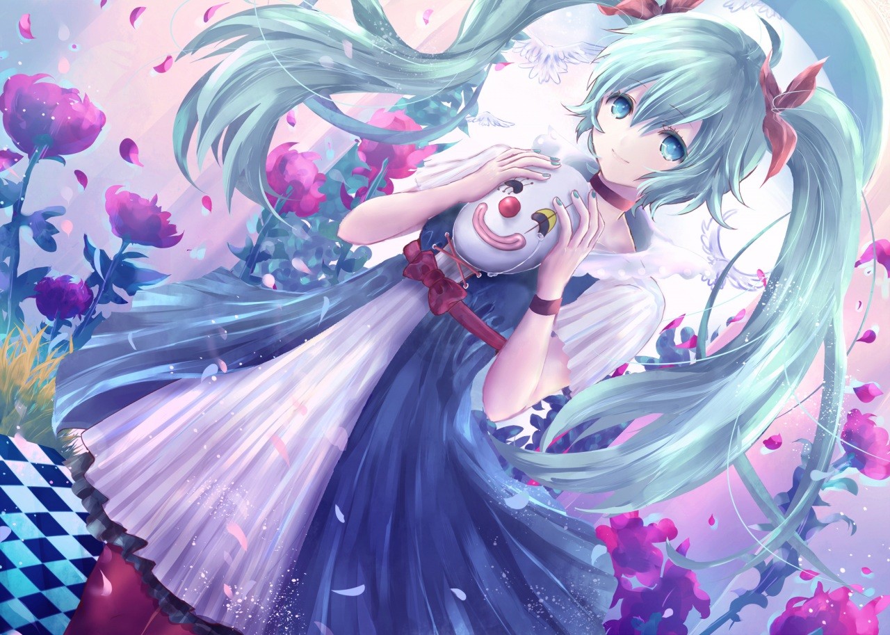 ilustrace, anime, Vocaloid, Hatsune Miku, fiktivní postava, mangaka